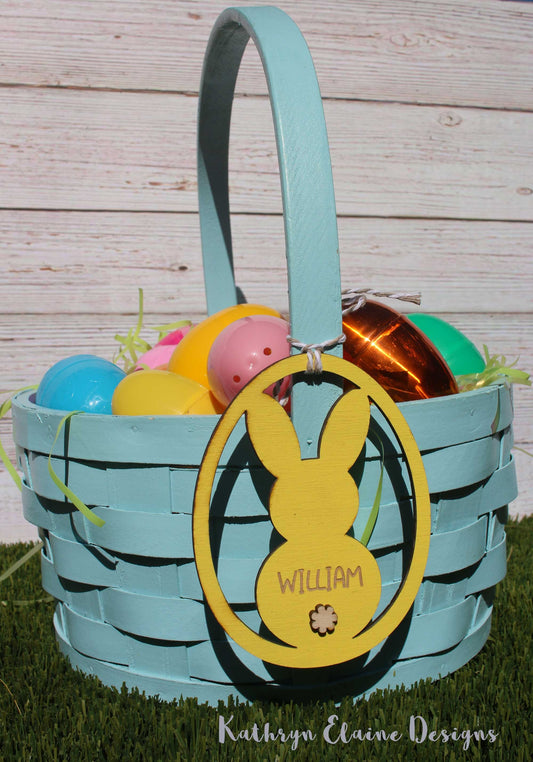 Easter Bunny Basket Tag