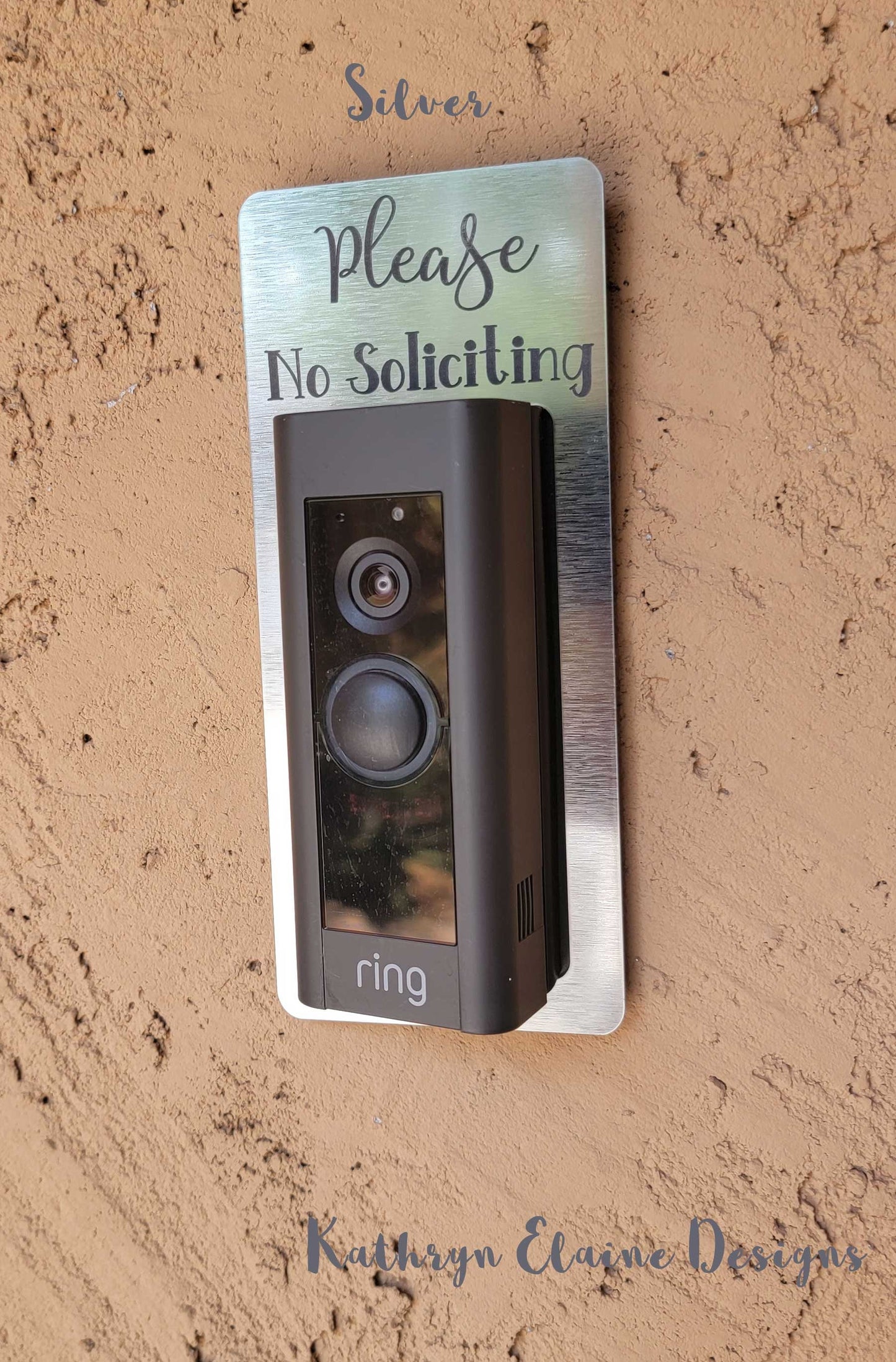 Please No Soliciting Video Doorbell Surround