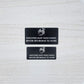 Employees Must Wash Hands Laser Engraved Door Sign