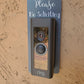 Please No Soliciting Video Doorbell Surround